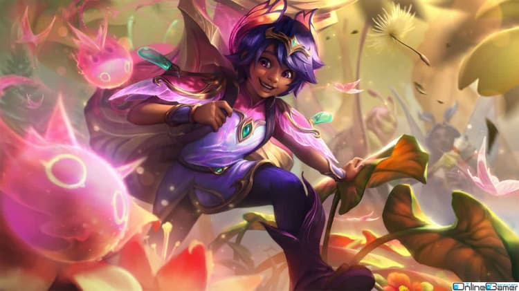 「リーグ・オブ・レジェンド」炎で仲間を癒の画像