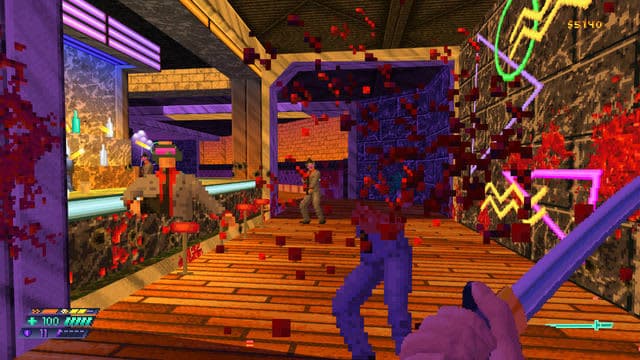 レトロ風味サイバーパンク・サムライFPSの画像